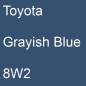 Preview: Toyota, Grayish Blue, 8W2.